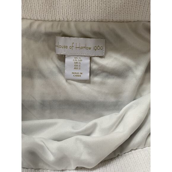 Revolve House of Harlow Crochet Knit Midi Skirt Boho preppy school church sm - Picture 4 of 7